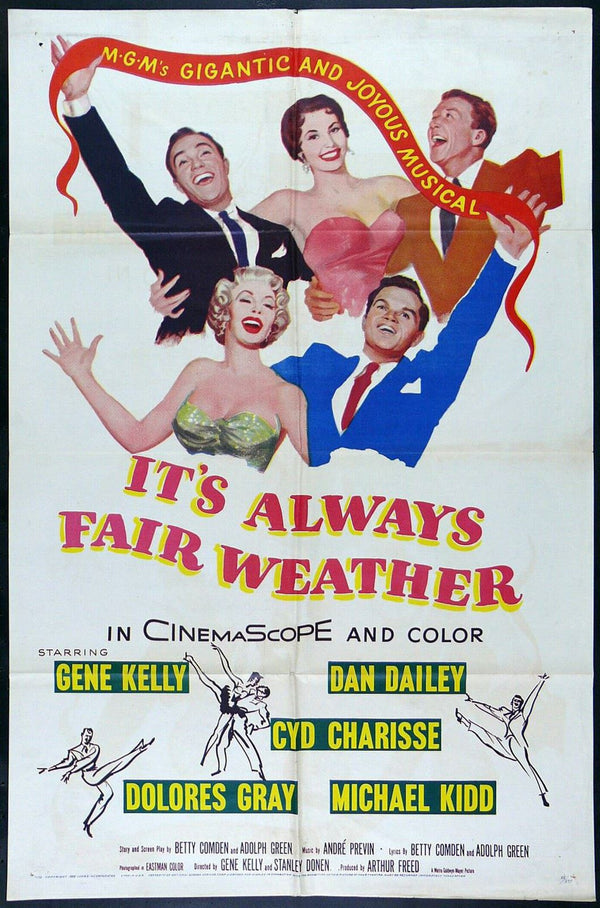 Original It's Always Fair Weather movie poster