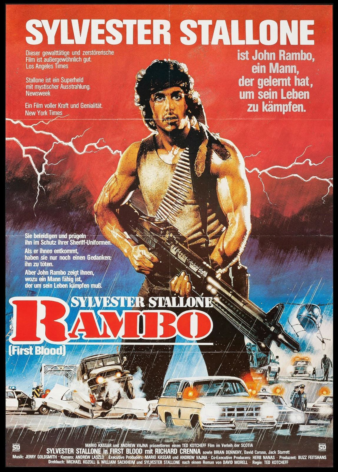 Original First Blood movie poster