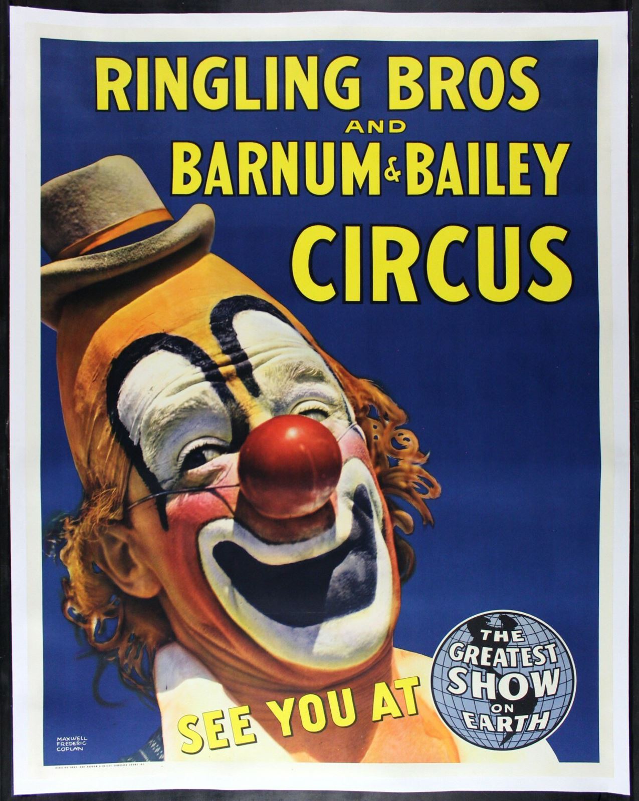 Original Ringling Bros and Barnum & Bailey Circus movie poster