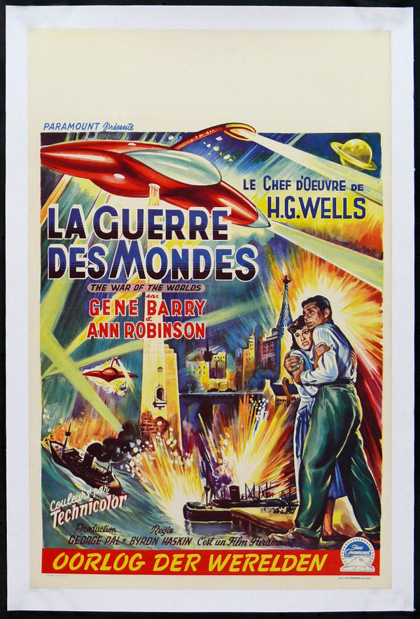 Original The War of the Worlds movie poster