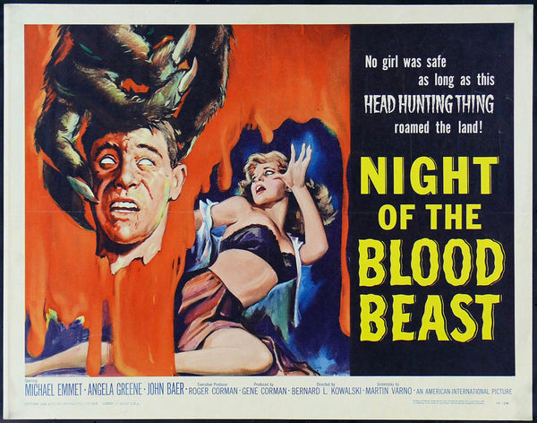 Original Night of the Blood Beast movie poster