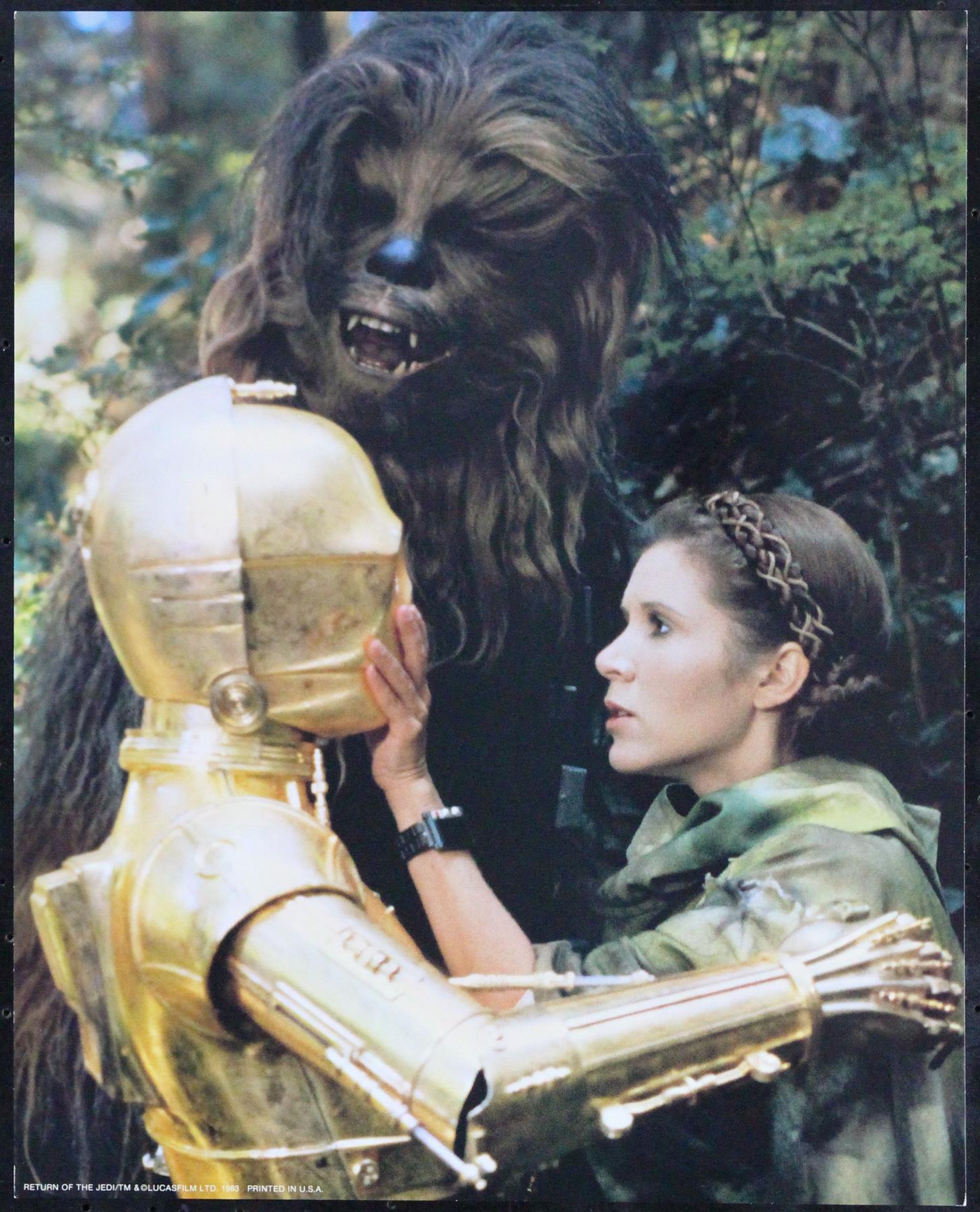 Original Star Wars: Return of the Jedi movie poster