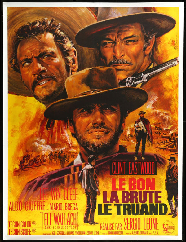 Original The Good the Bad and the Ugly movie poster