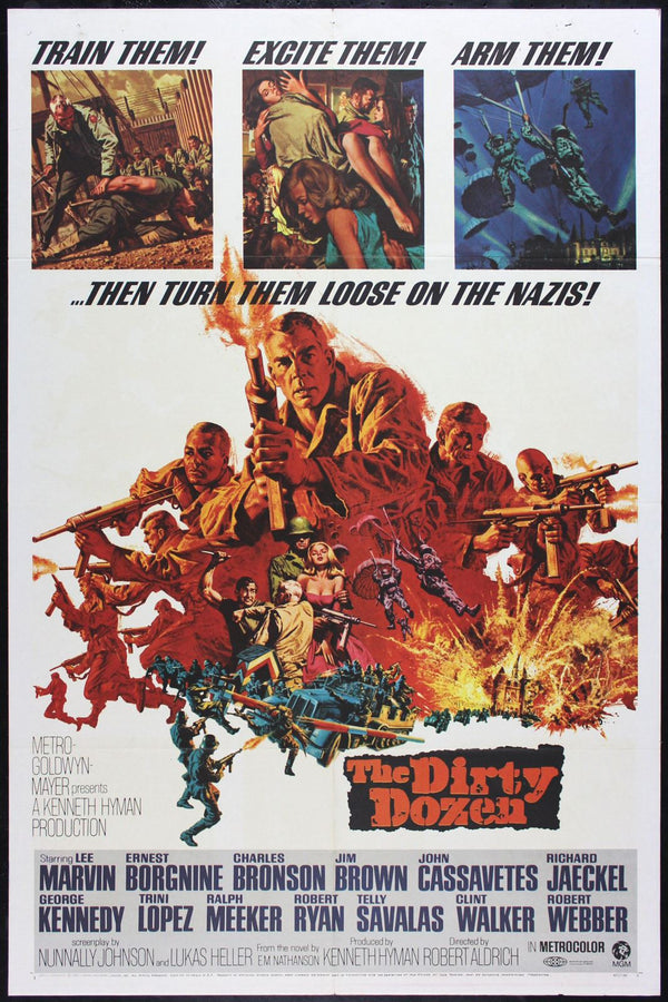 Original The Dirty Dozen movie poster