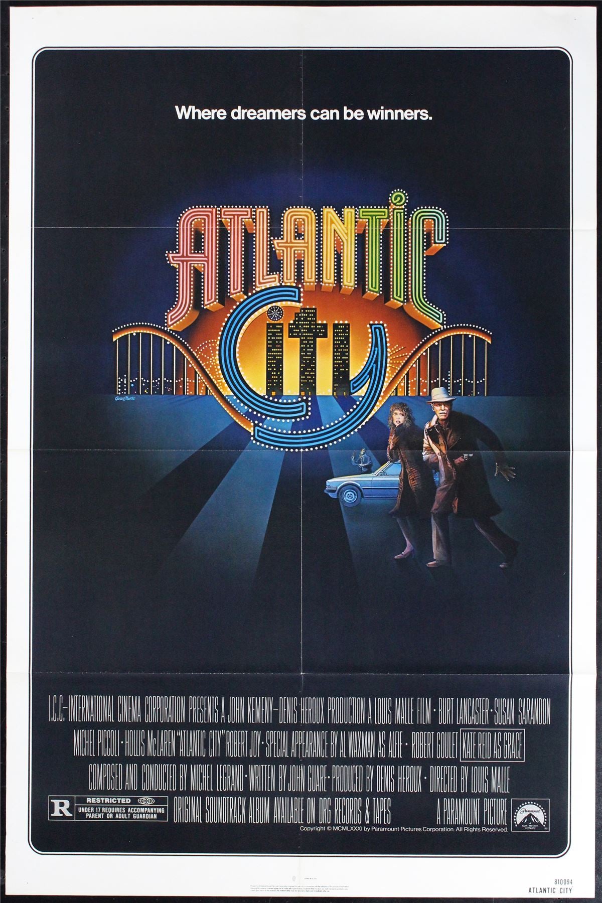 Original Atlantic City movie poster