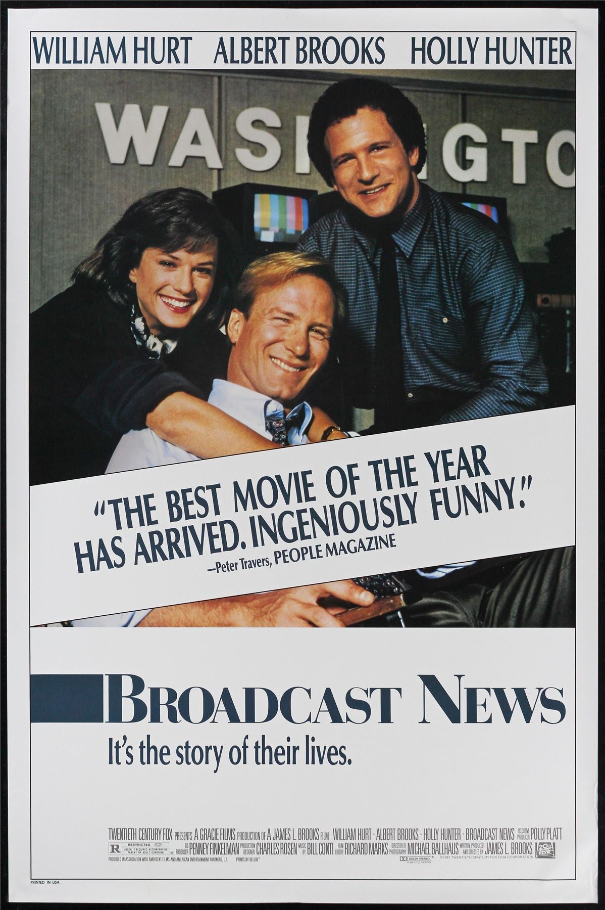 Original Broadcast News movie poster