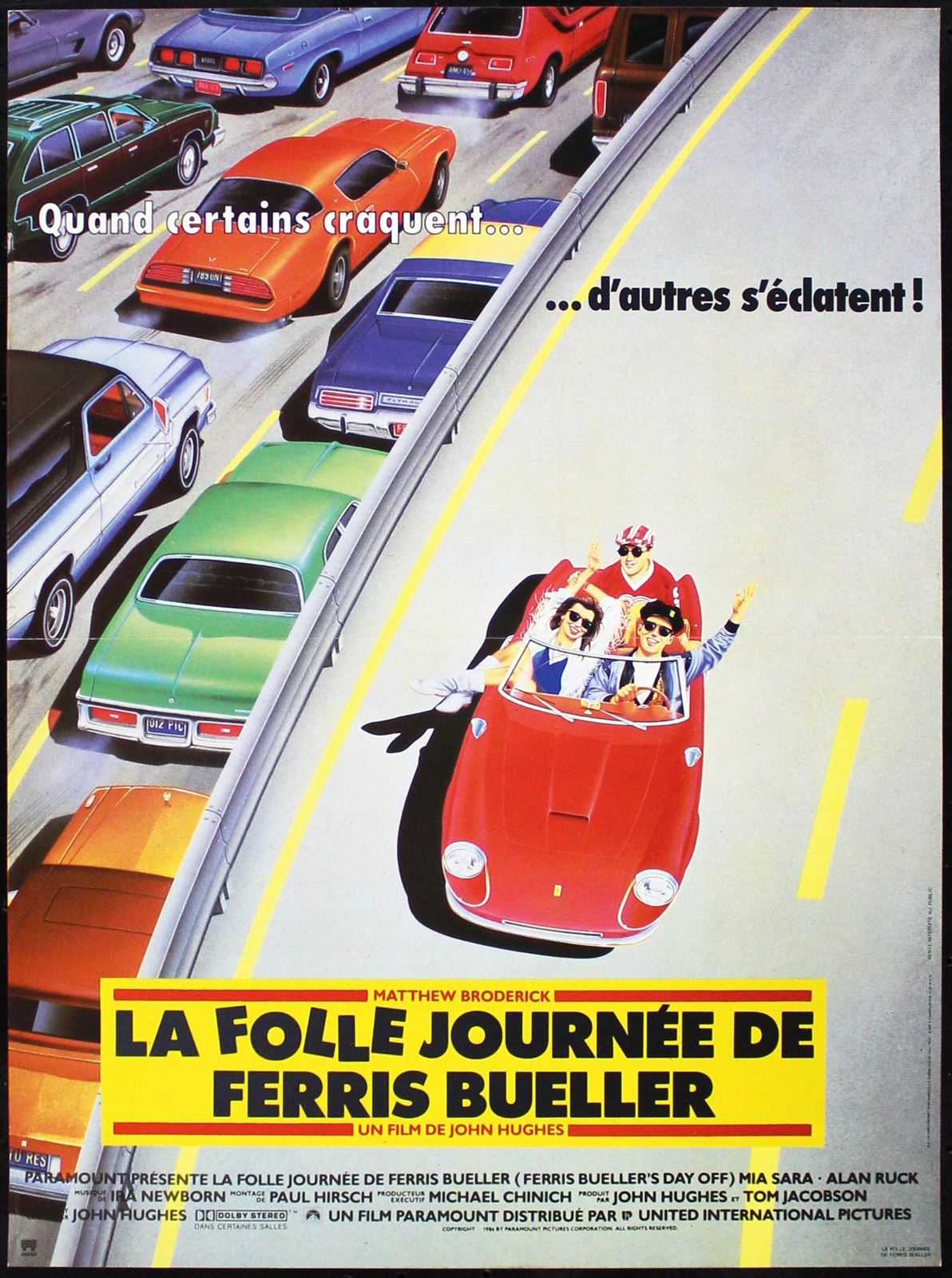 Original Ferris Bueller's Day Off movie poster