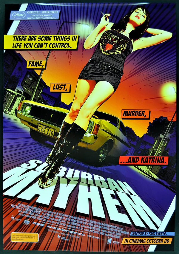 Original Suburban Mayhem movie poster