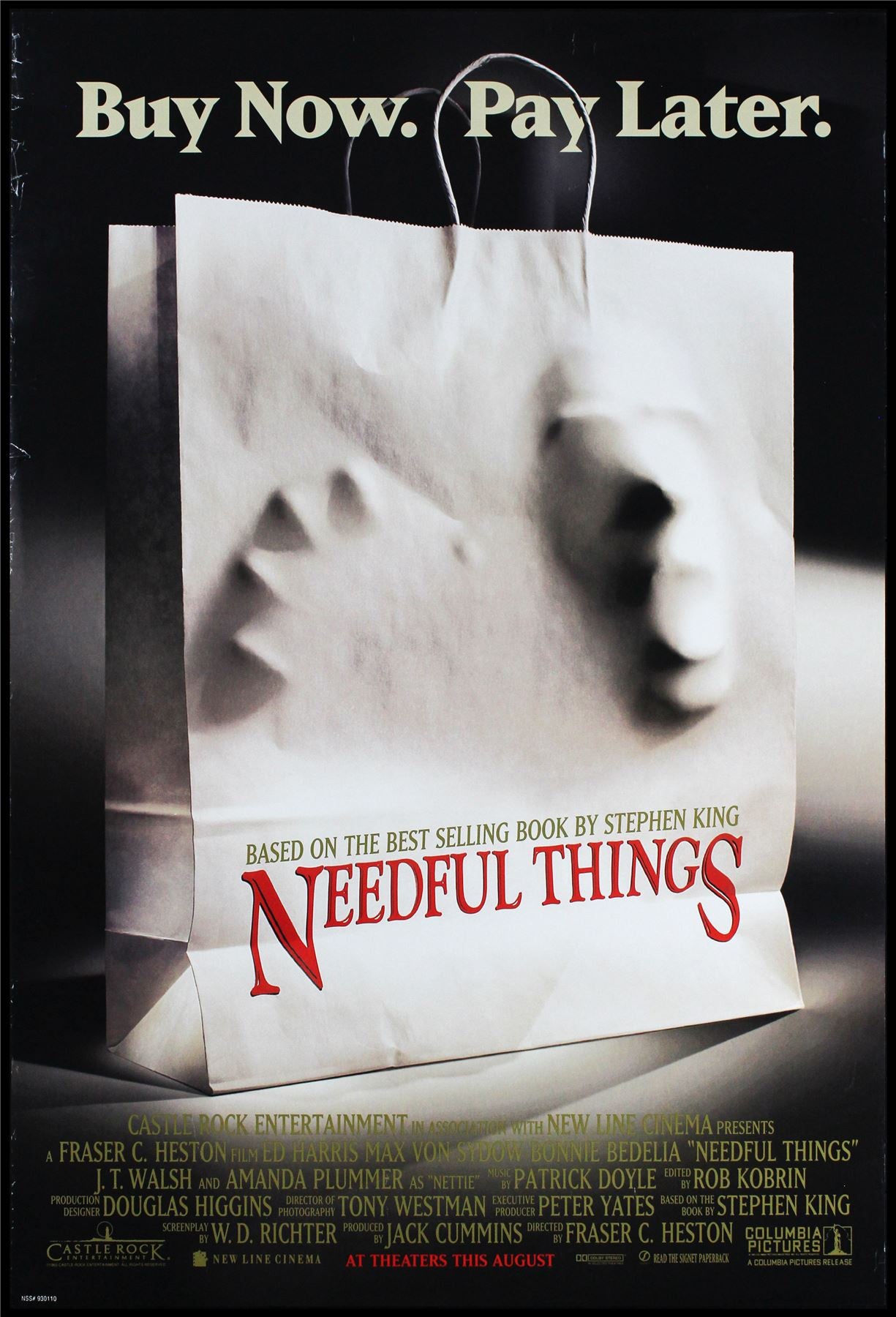 Original Needful Things movie poster