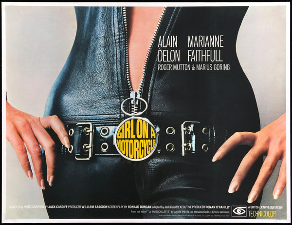 Original The Girl on a Motorcycle movie poster