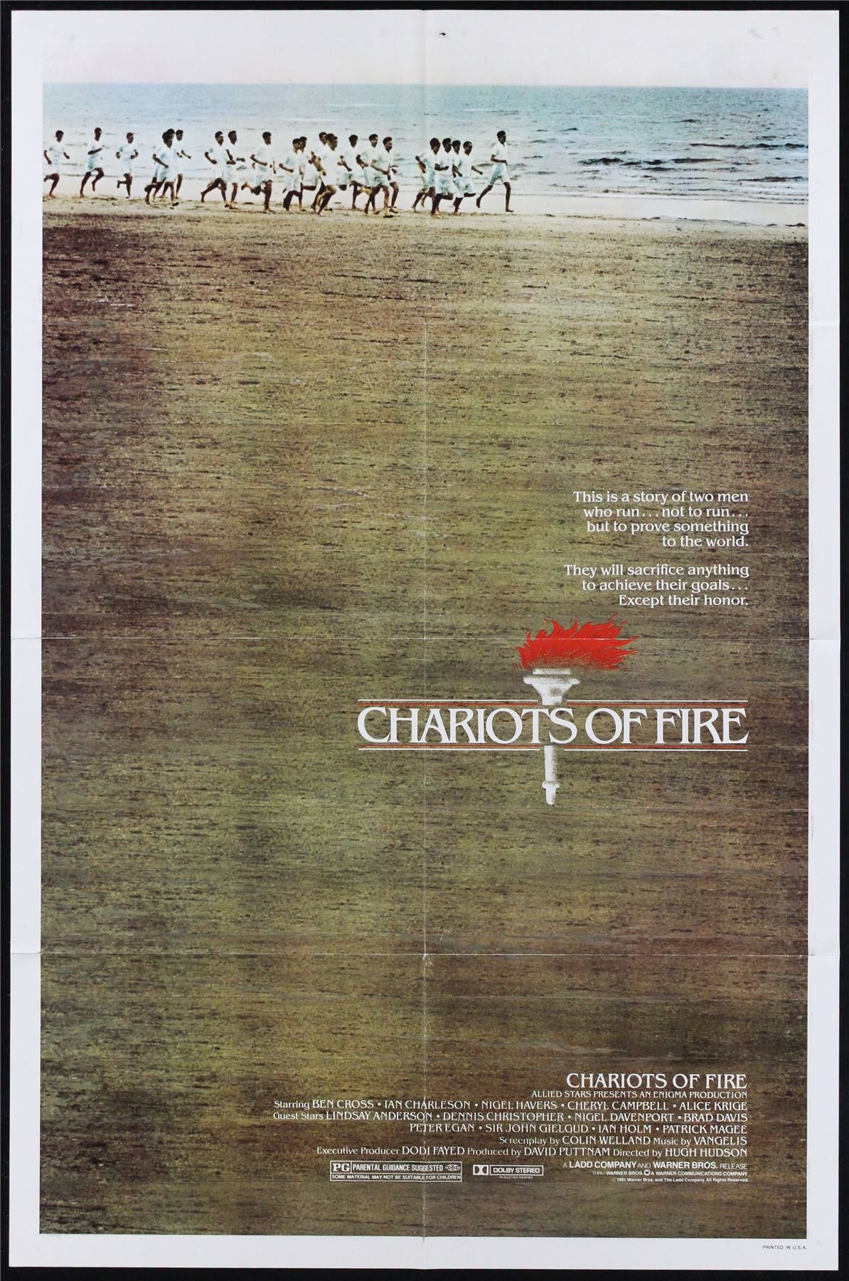 Original Chariots of Fire movie poster