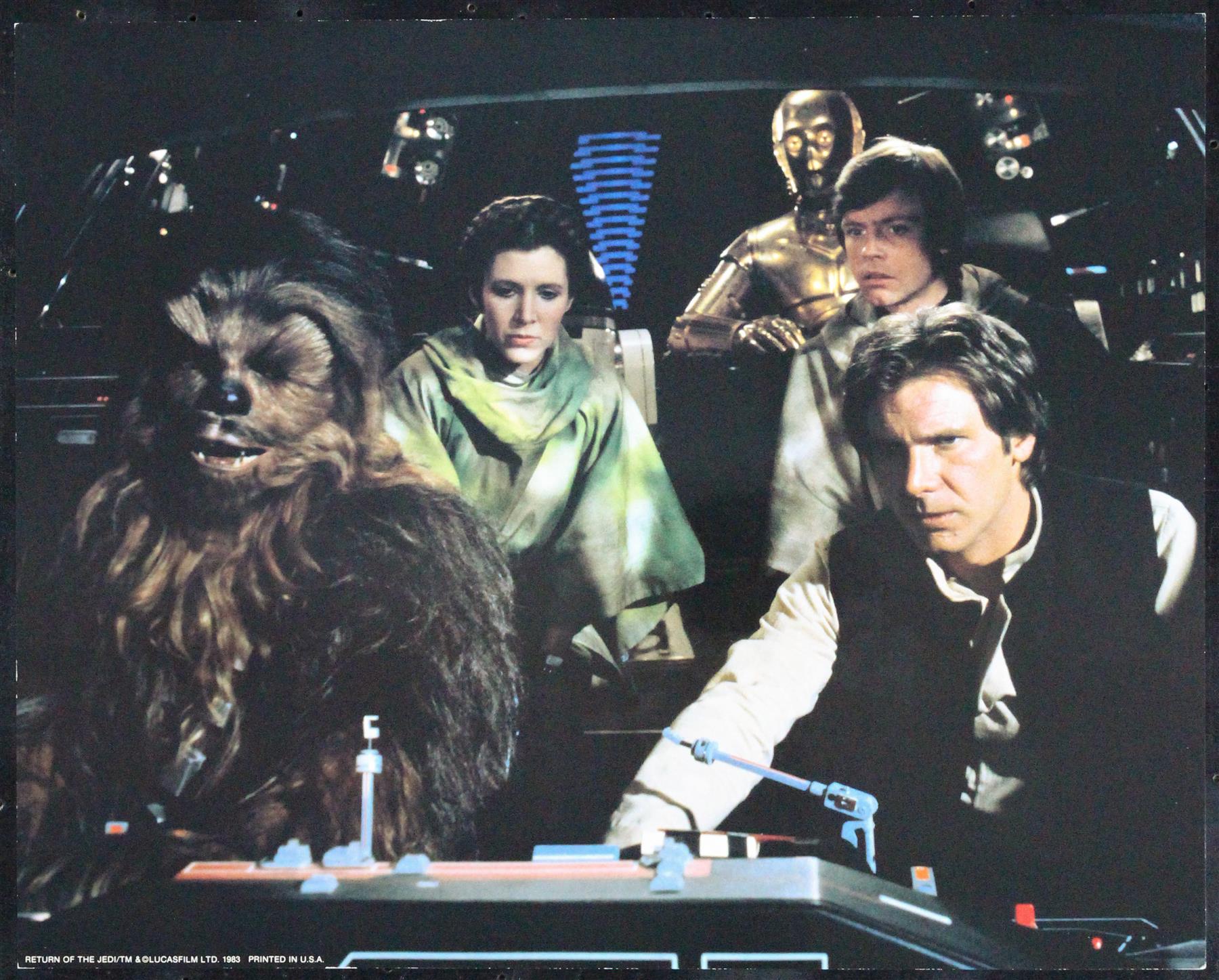 Original Star Wars: Return of the Jedi movie poster