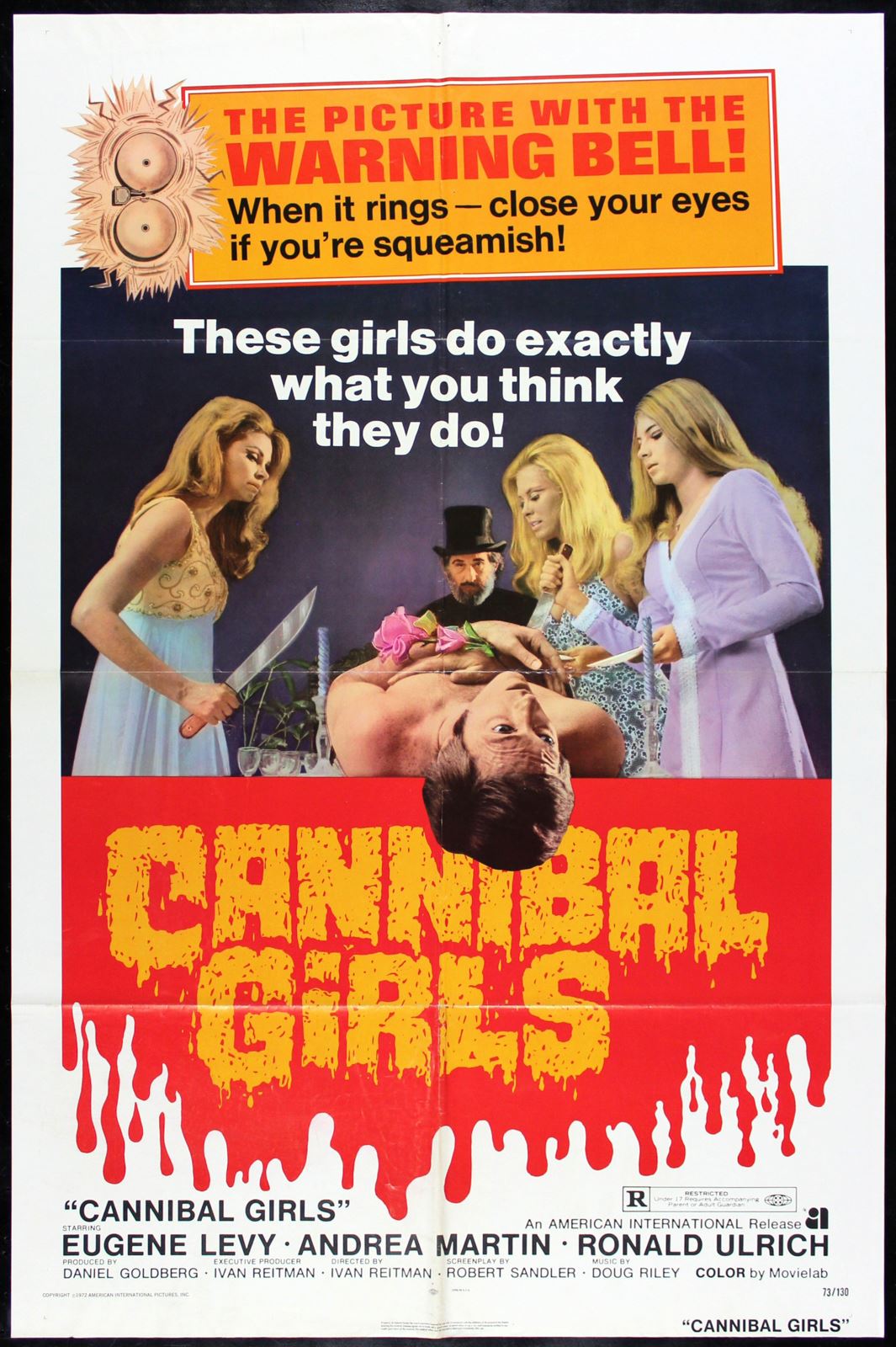 Original Cannibal Girls movie poster
