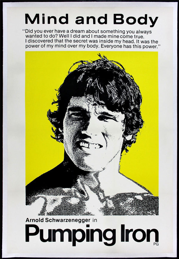 Original Pumping Iron movie poster