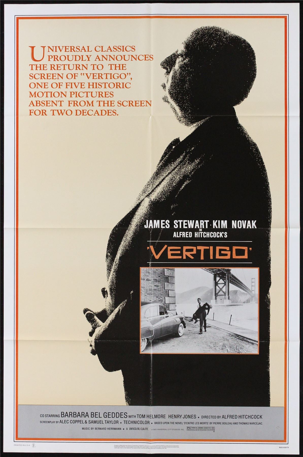 Original Vertigo movie poster