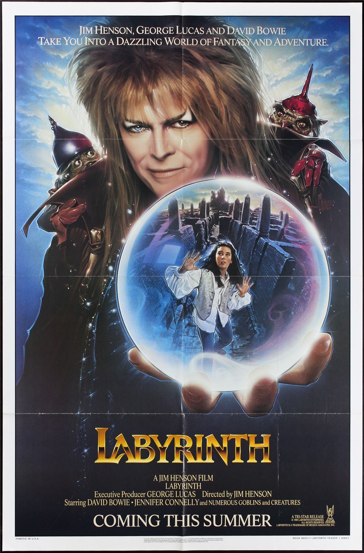 Original Labyrinth movie poster