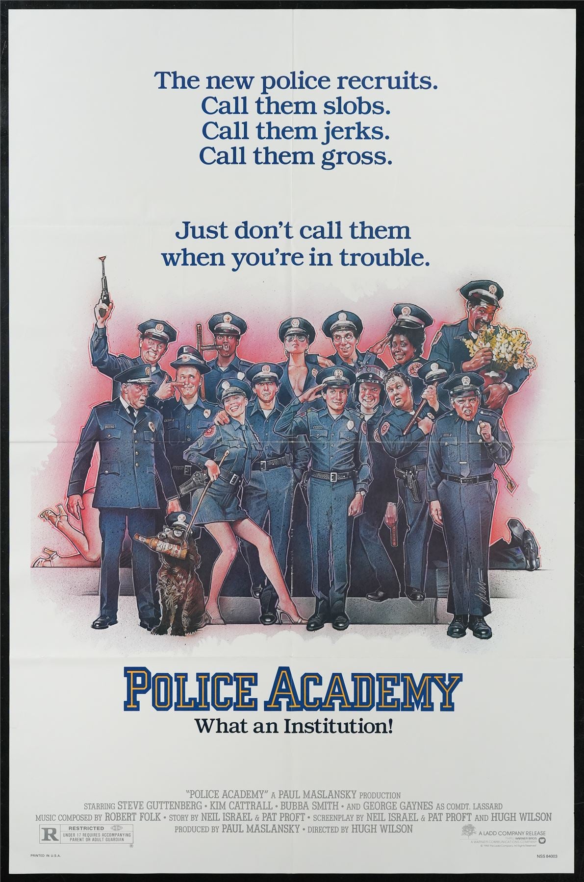 Original Police Academy movie poster