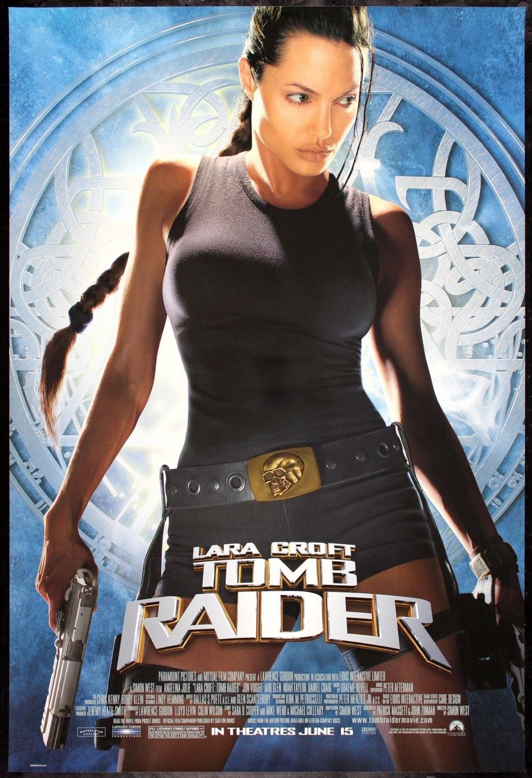 Original Lara Croft: Tomb Raider movie poster