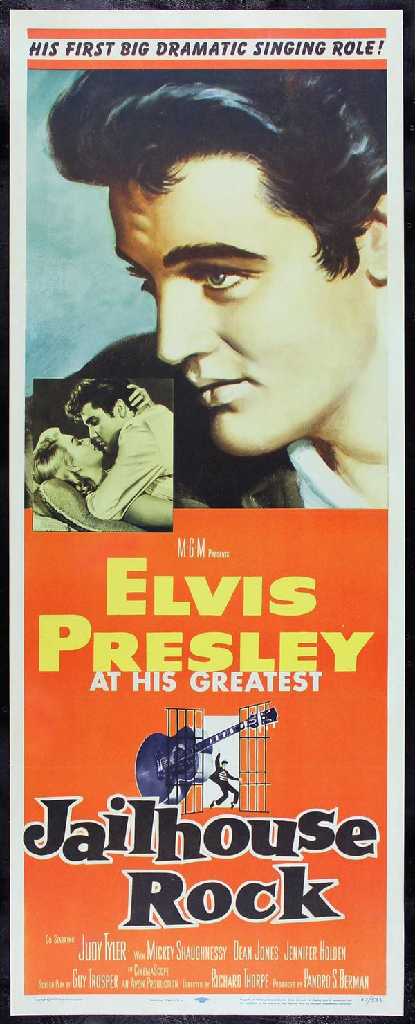 Original Jailhouse Rock movie poster