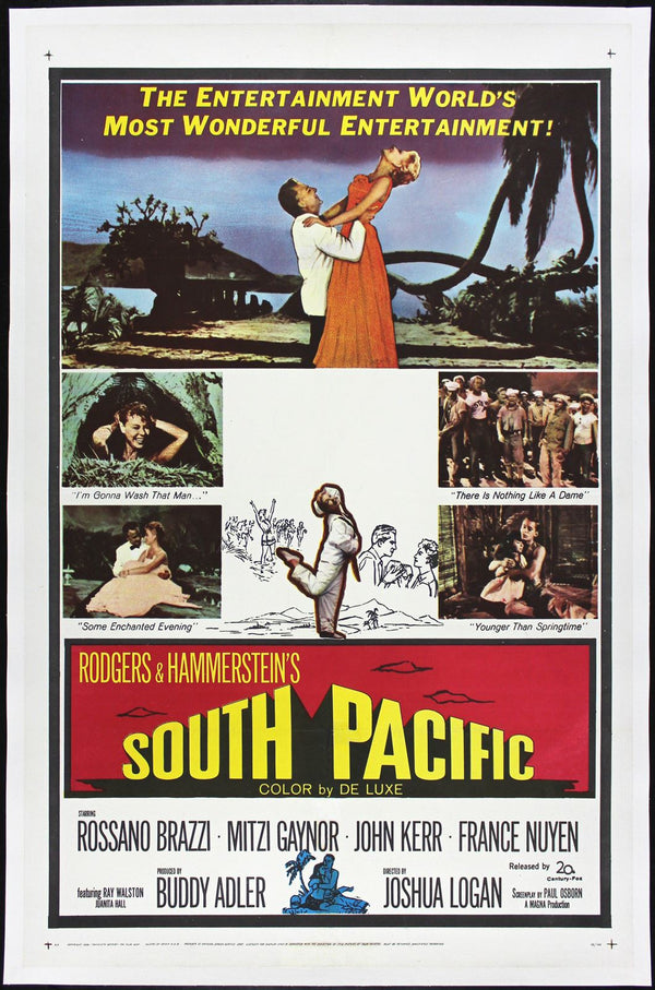 Original South Pacific movie poster