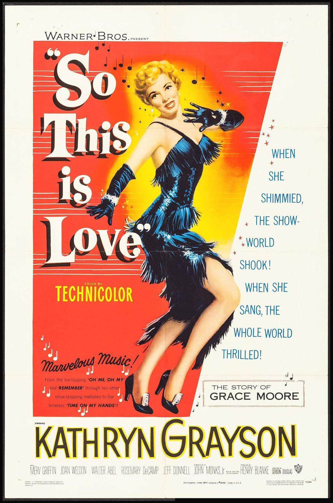 Original So This Is Love movie poster