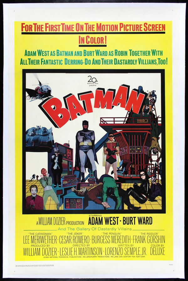 Original Batman movie poster