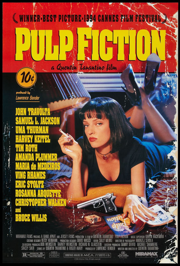 Original Pulp Fiction movie poster