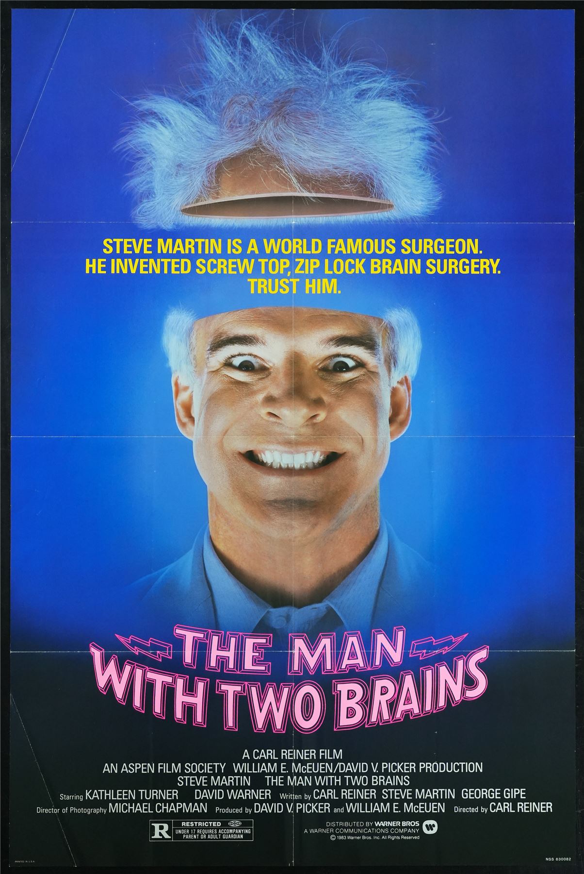 Original The Man with Two Brains movie poster