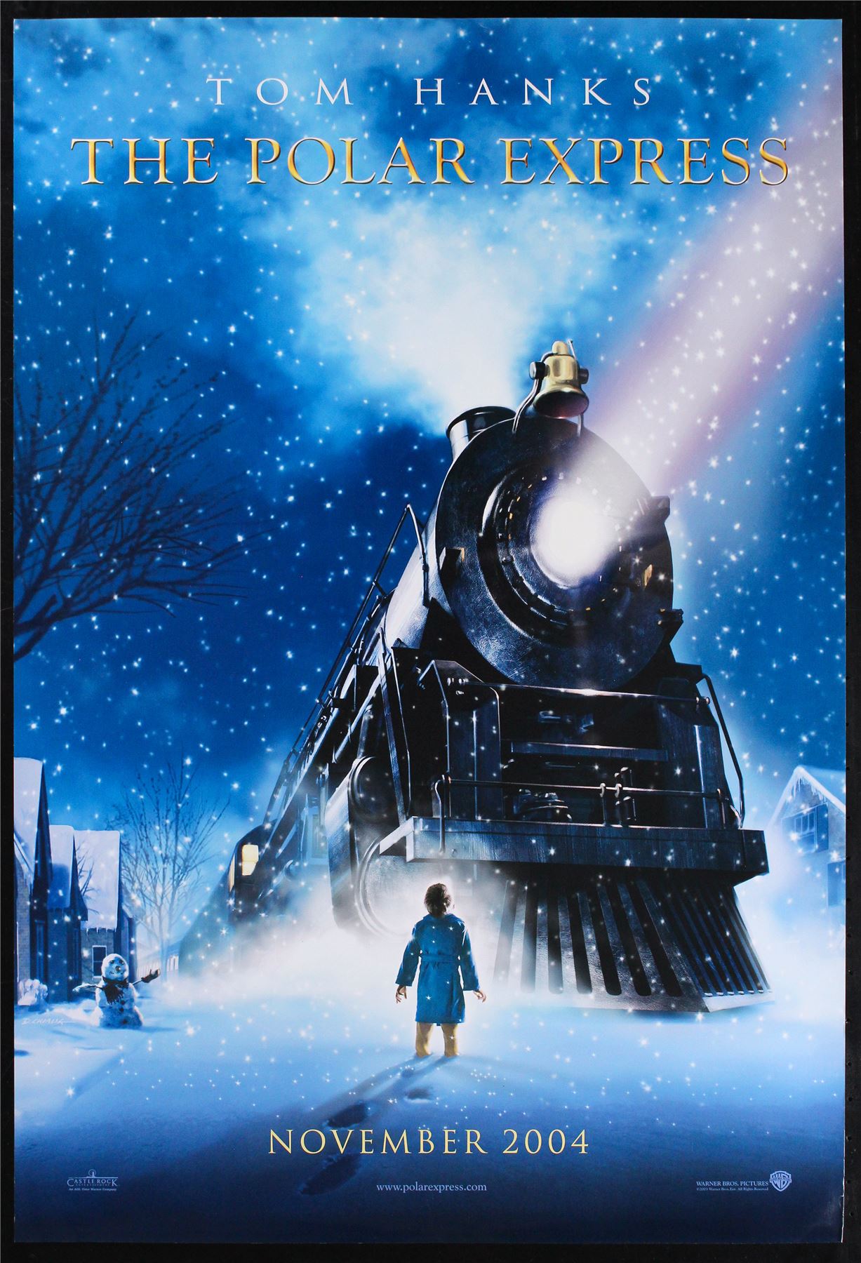 Original Polar Express movie poster