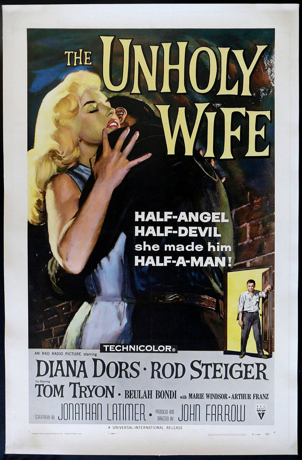 Original The Unholy Wife movie poster