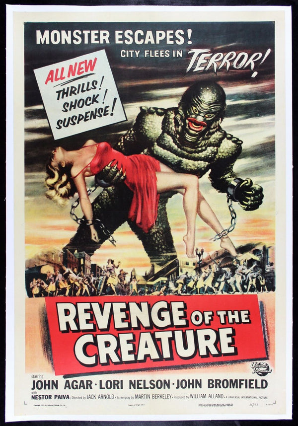 Original Revenge of the Creature movie poster