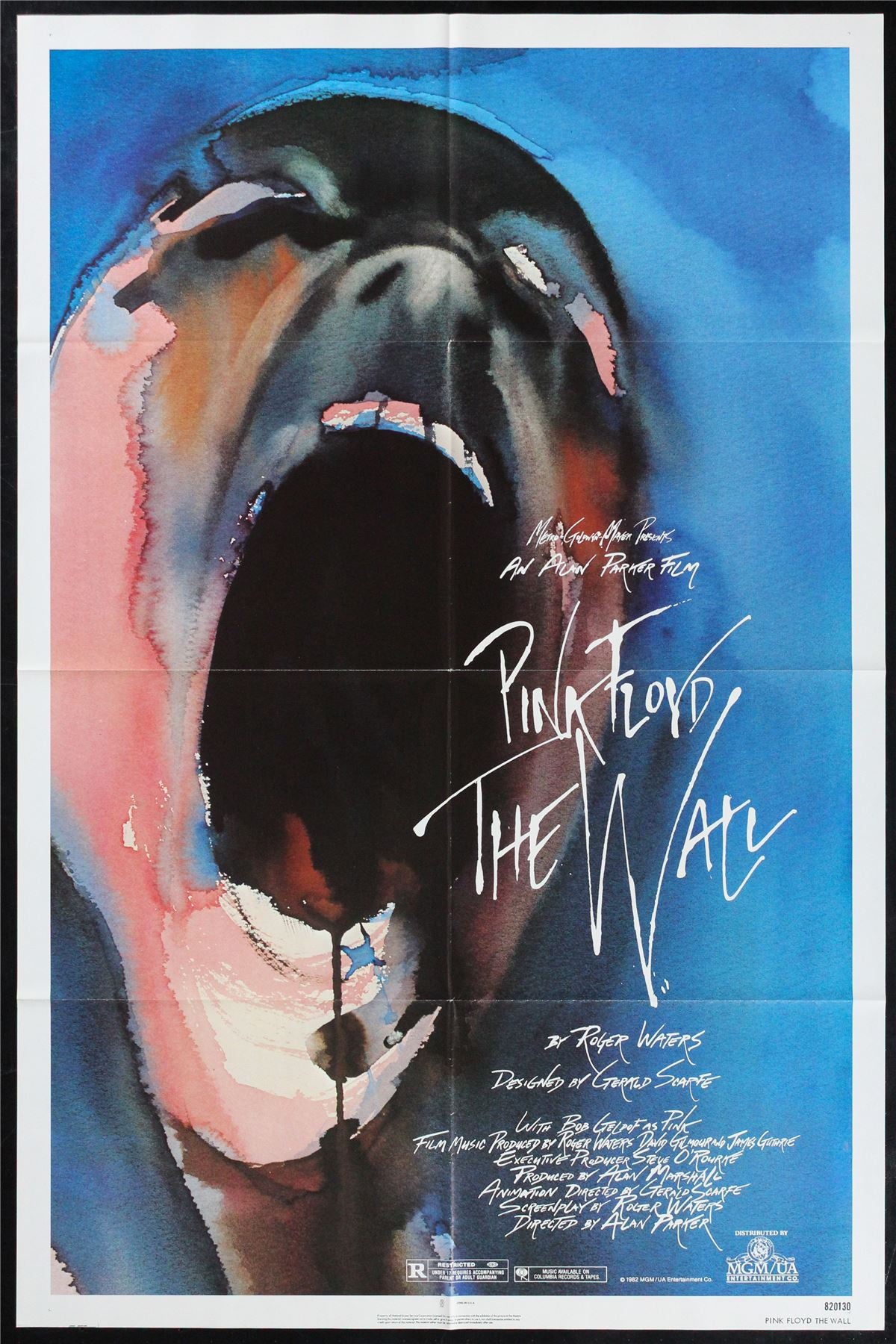 Original Pink Floyd – The Wall movie poster