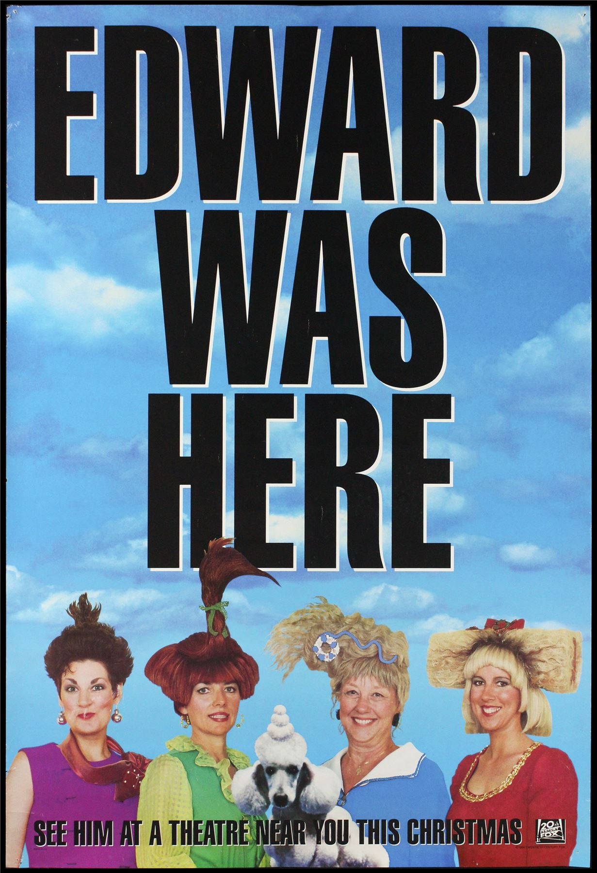 Original Edward Scissorhands movie poster