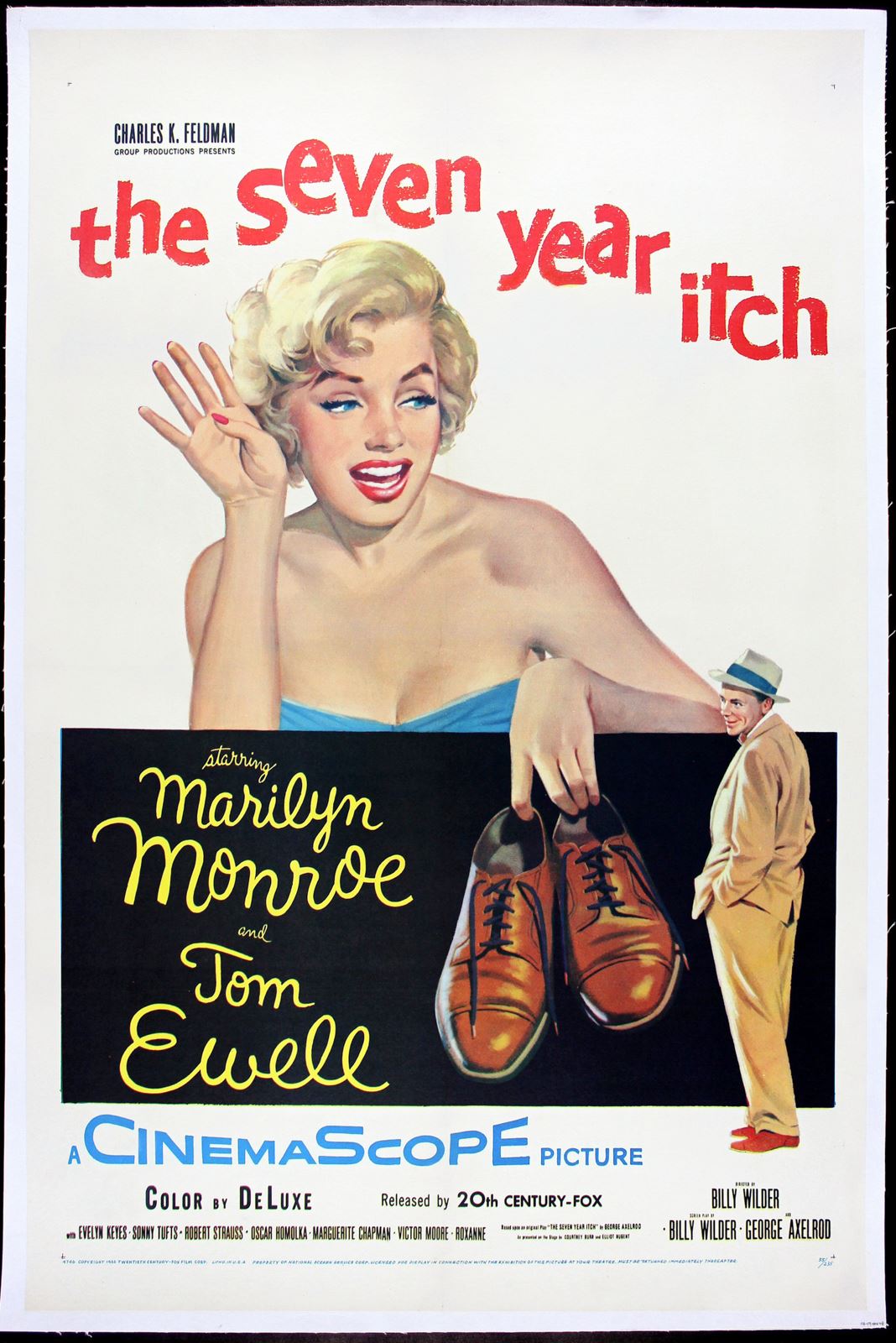 Original The Seven Year Itch movie poster
