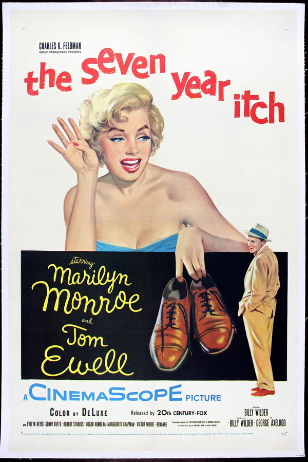 Original The Seven Year Itch movie poster