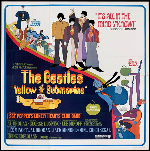 Original Yellow Submarine movie poster