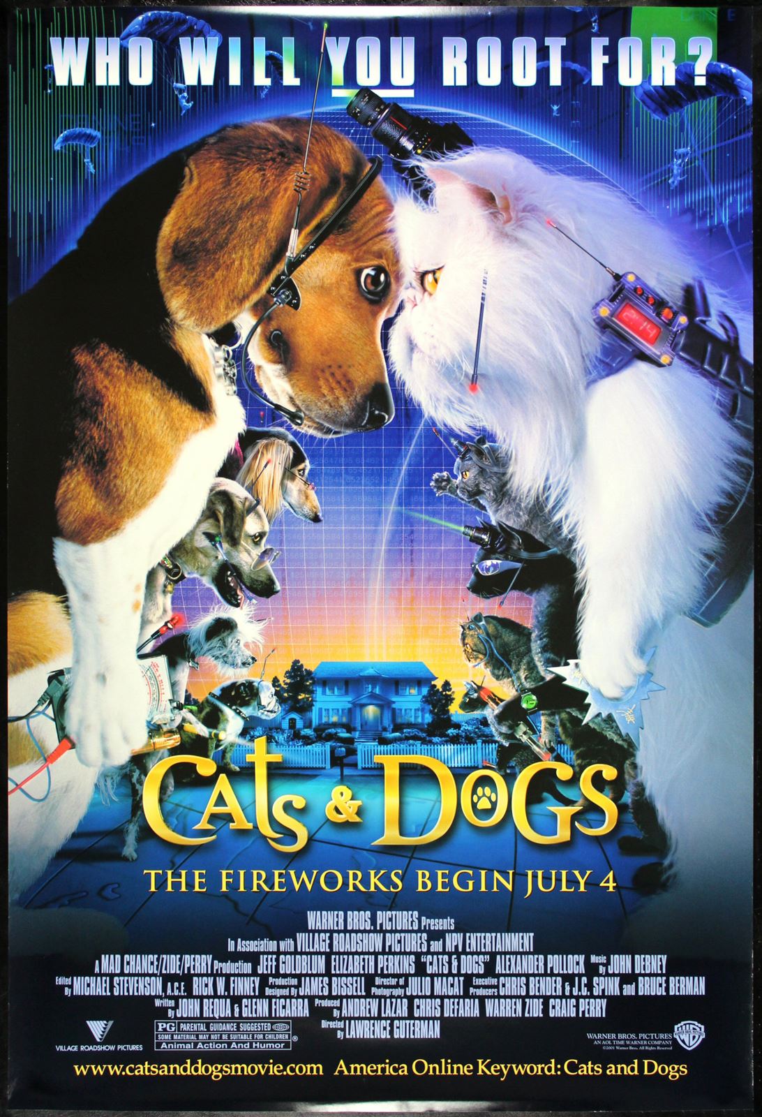 Original Cats & Dogs movie poster