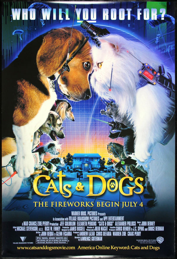 Original Cats & Dogs movie poster