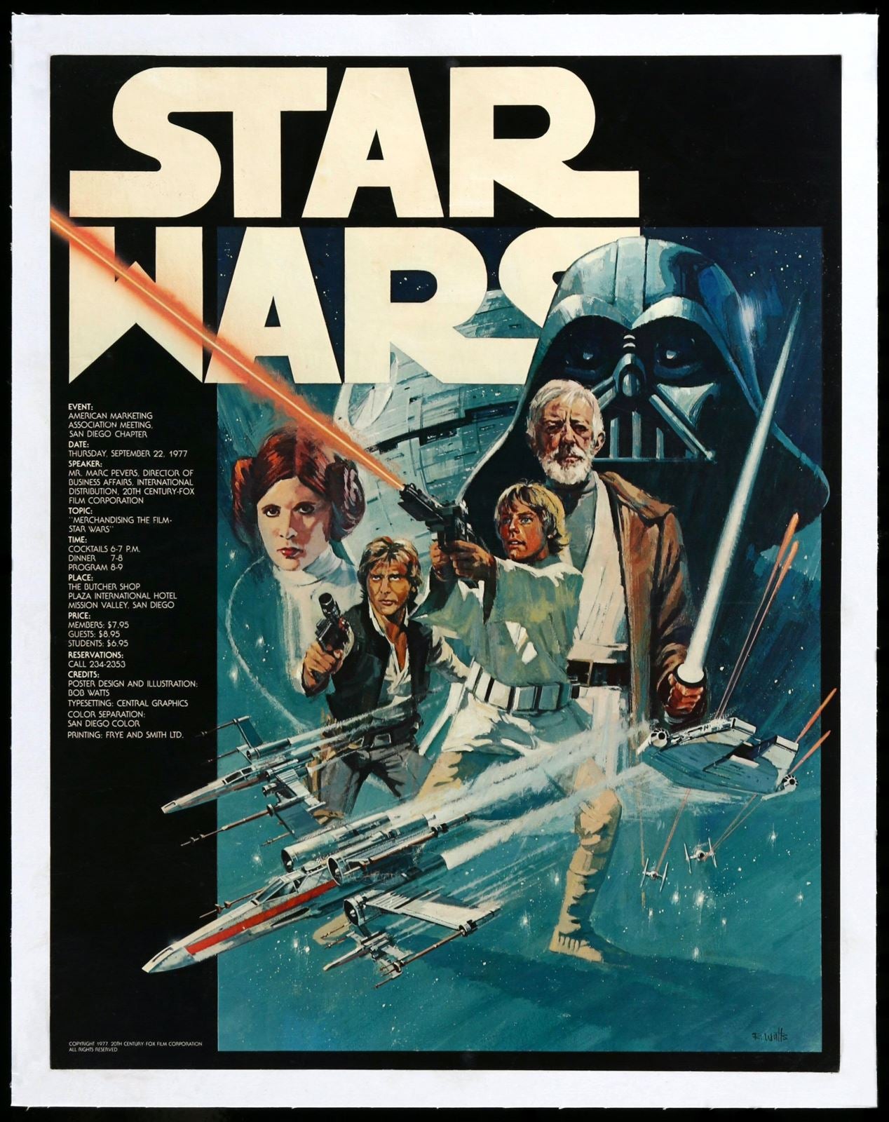 Original Star Wars movie poster