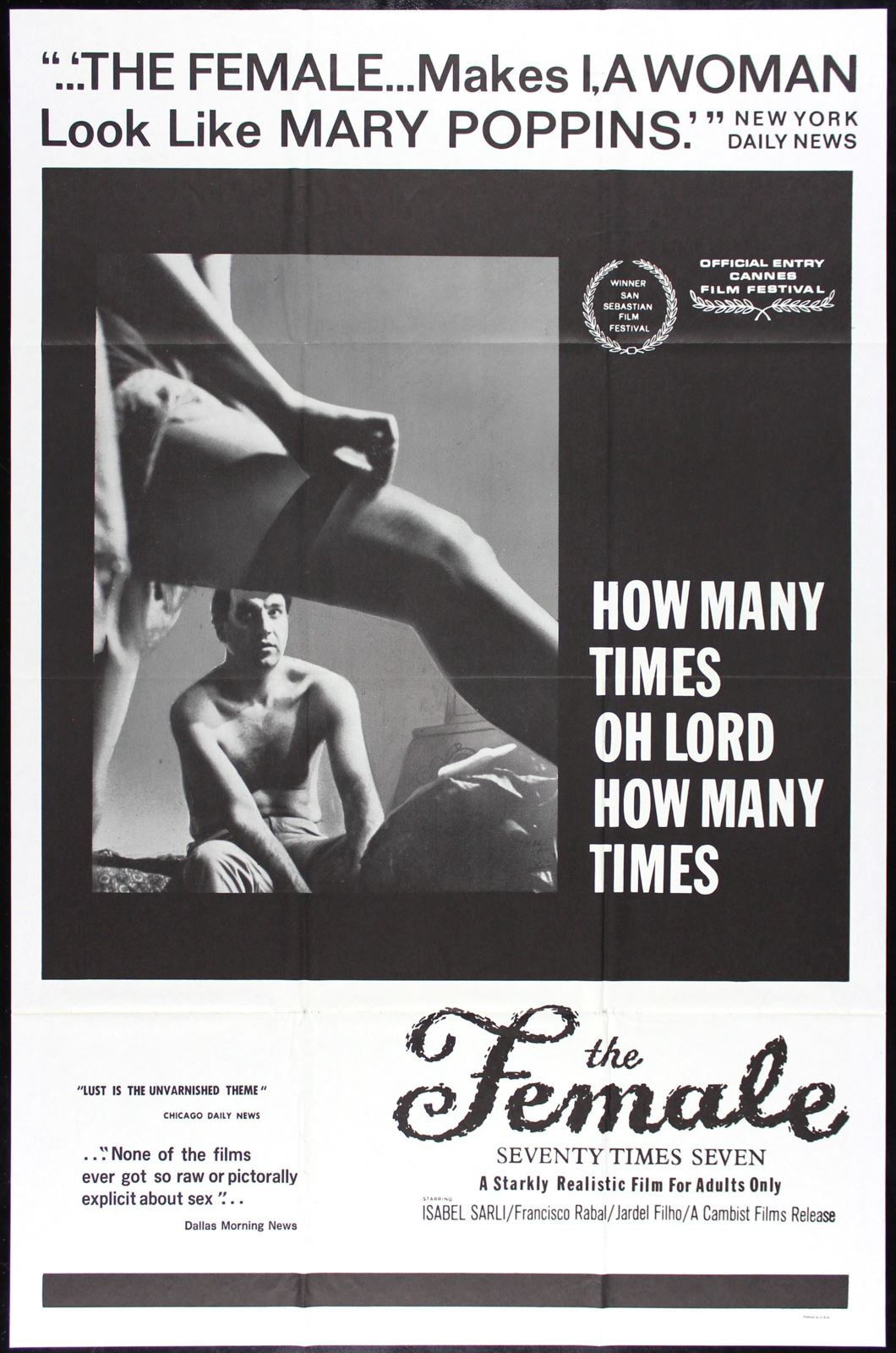 Original The Female: Seventy Times Seven movie poster