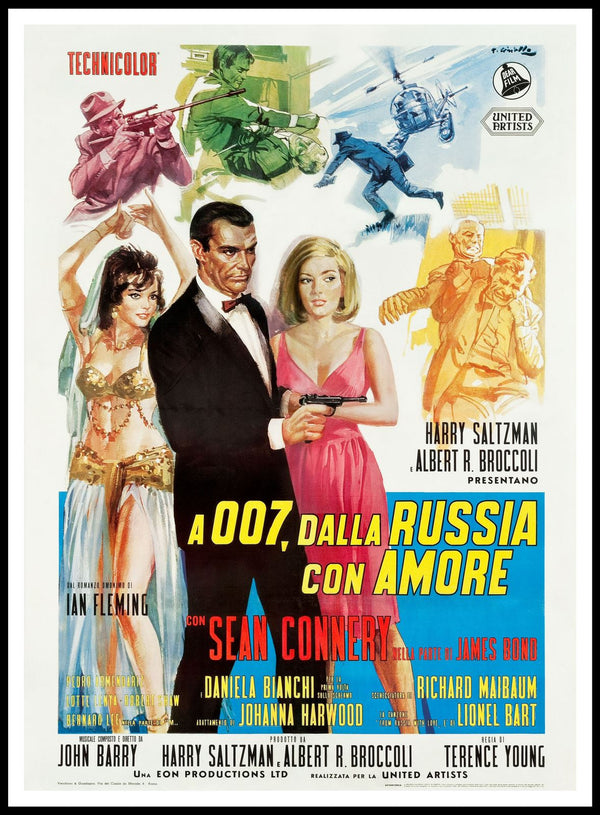 Original From Russia with Love movie poster