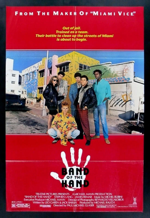 Original Band of the Hand movie poster