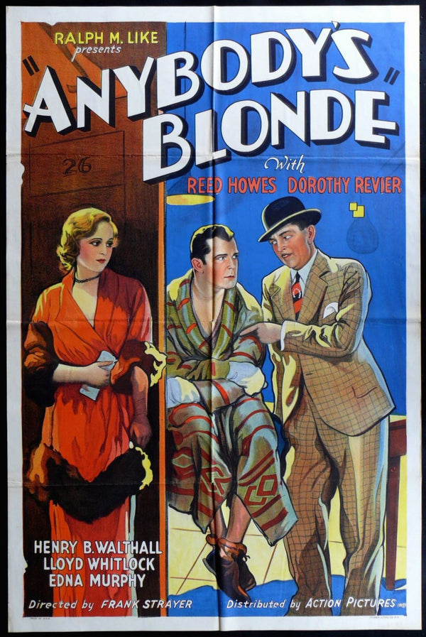 Original Anybody's Blonde movie poster