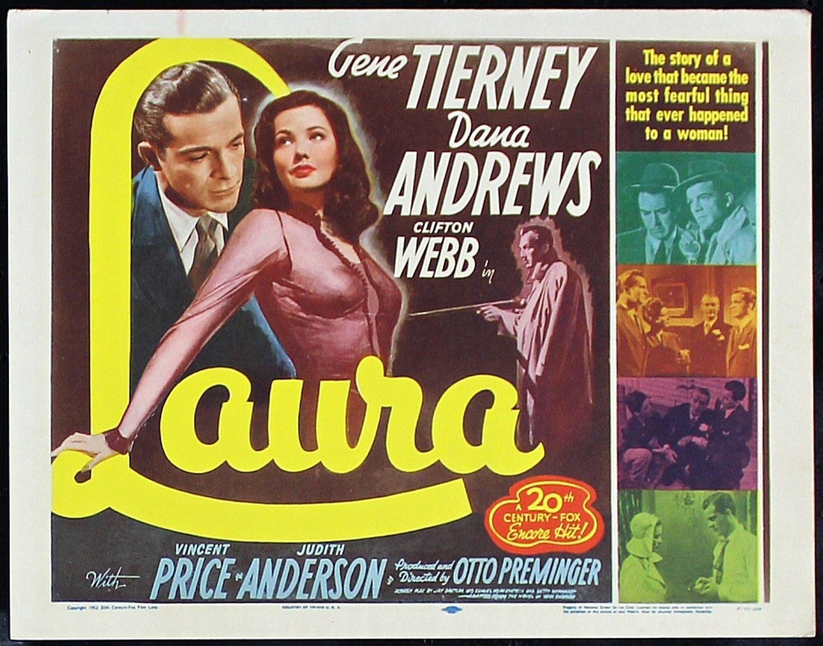 Original Laura movie poster