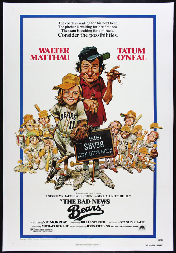 Original The Bad News Bears movie poster
