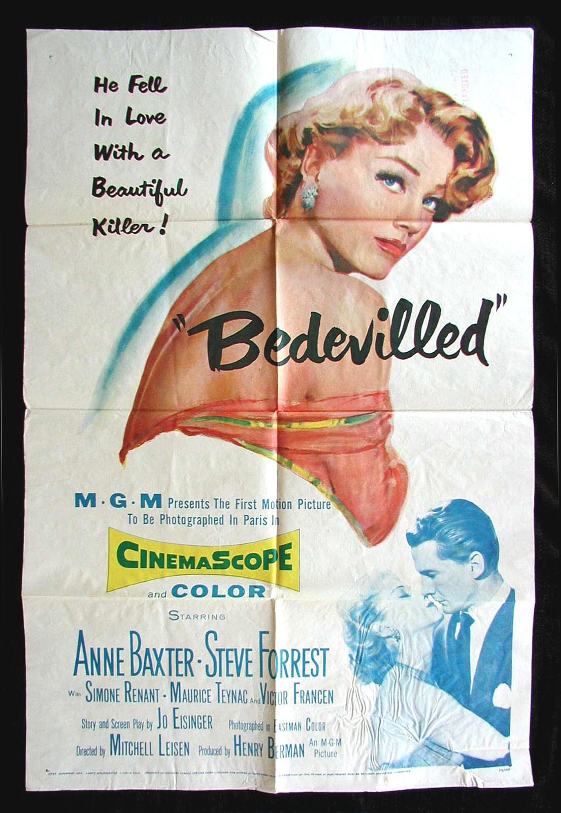 Original Bedevilled movie poster