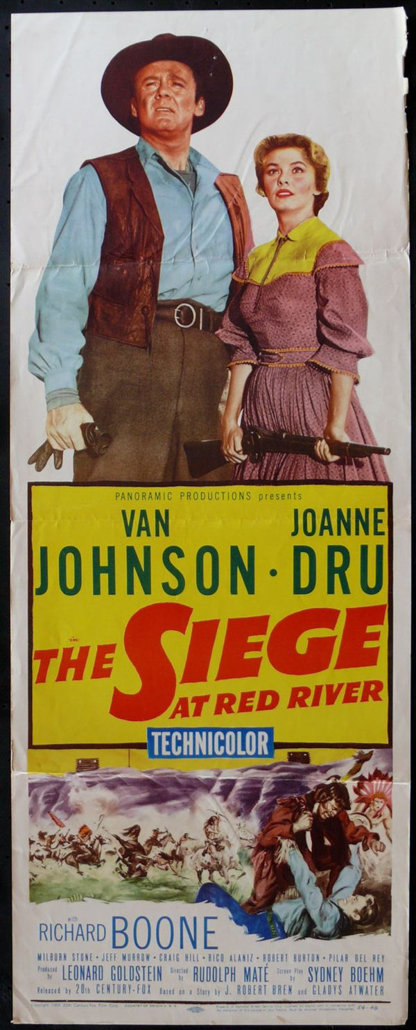 Original Siege at Red River movie poster