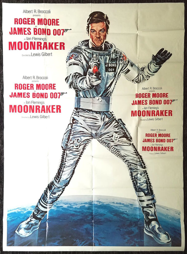 Original Moonraker movie poster