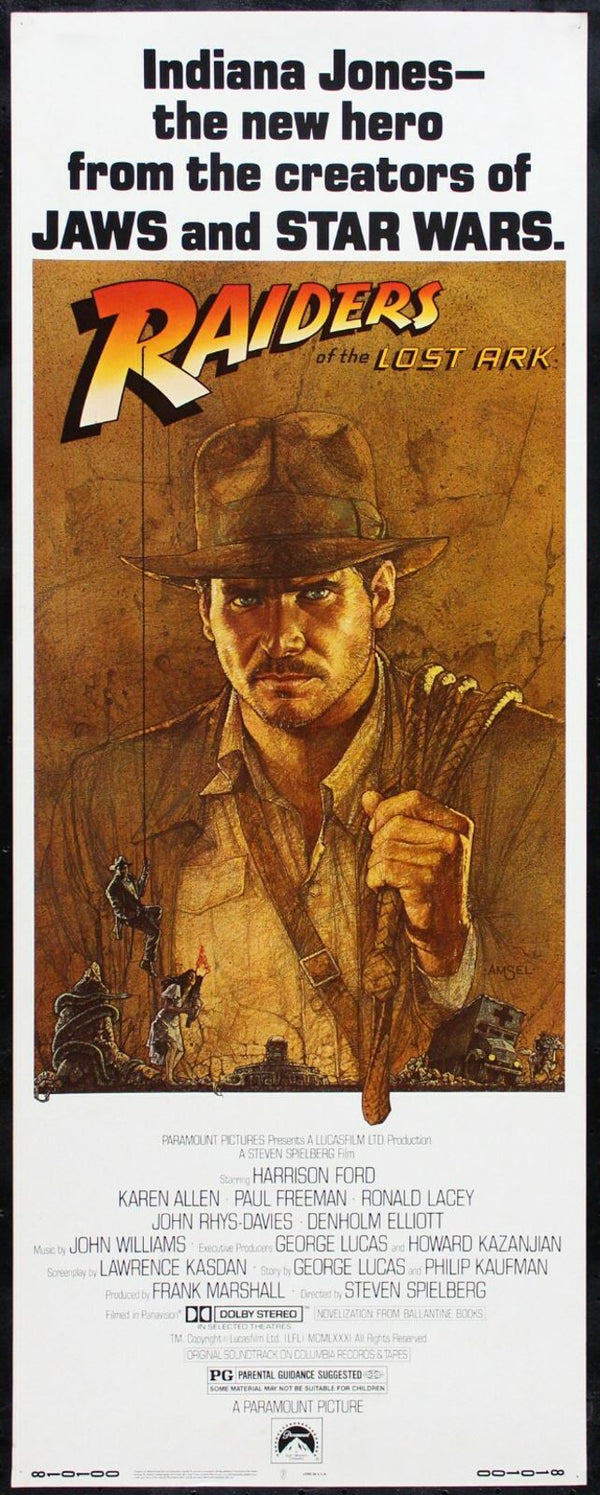 Original Raiders of the Lost Ark movie poster