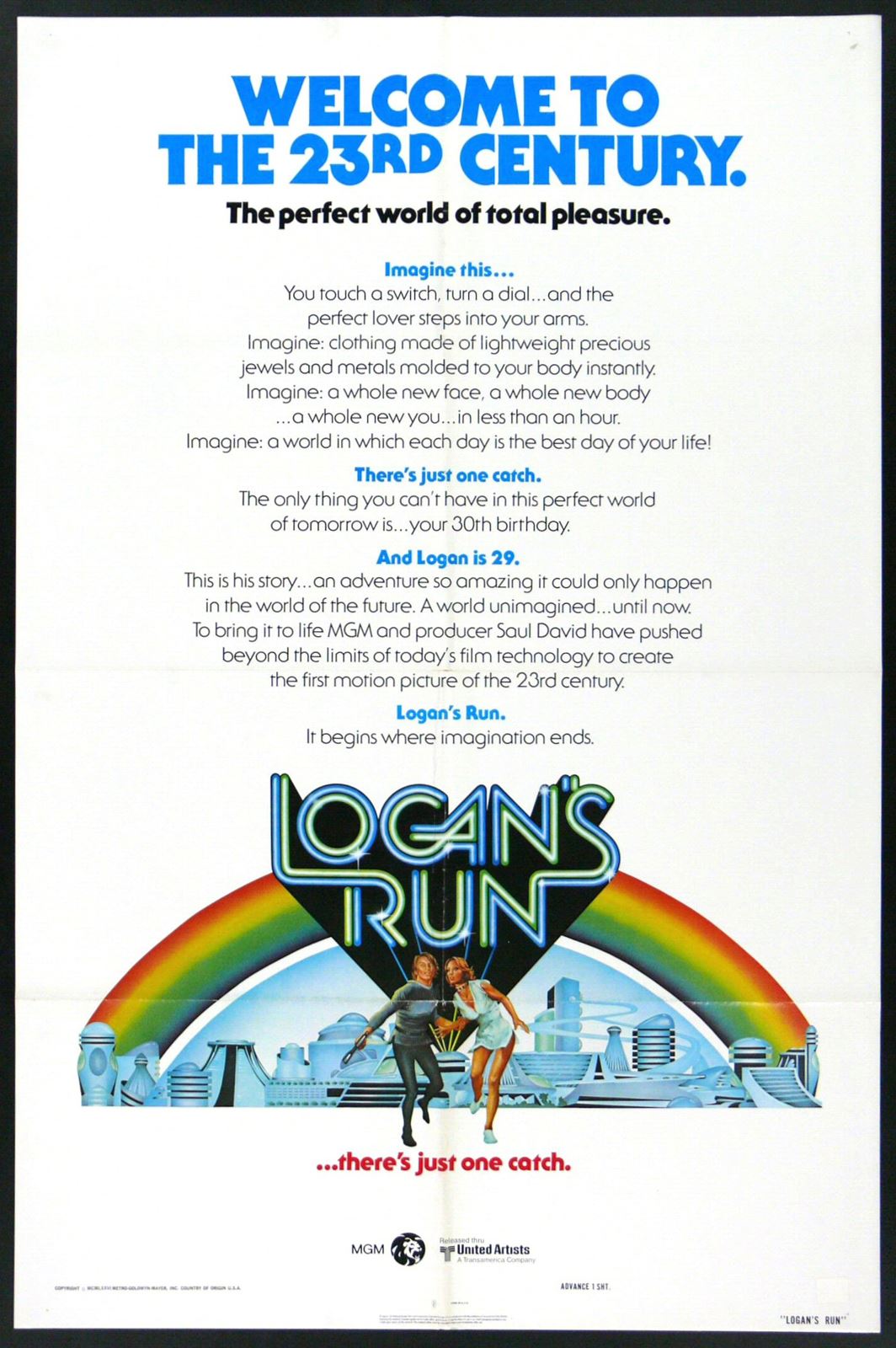 Original Logan's Run movie poster